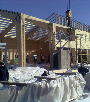 Большепролетные клееные деревянные конструкции