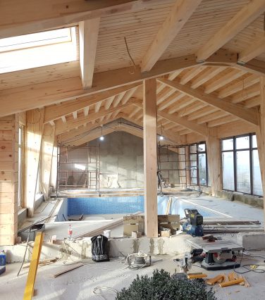 Бассейн из бруса