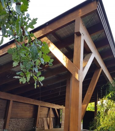 навес для автомобиля